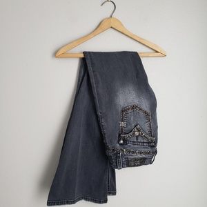 Miss Me | Mid Rise Flare- 28